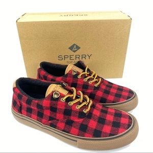 Sperry Striper Storm CVO Buffalo Check Wool Shoes